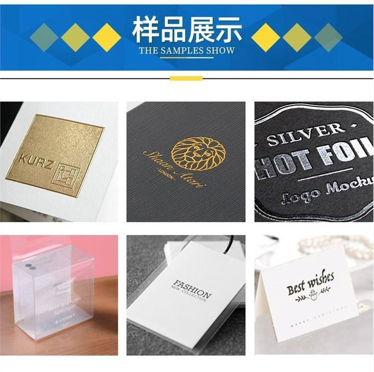 Hot Foil Stamping Machine For Paper